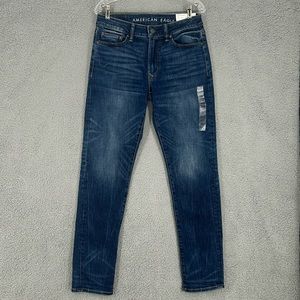 American eagle next level air flex blue jeans mens size 30/32 slim stretch